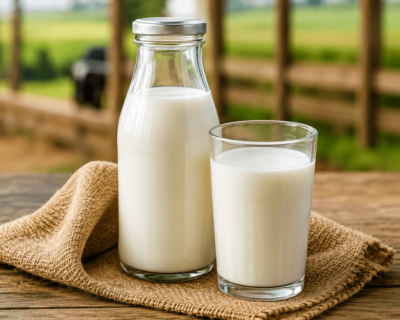 Fresh farm milk
